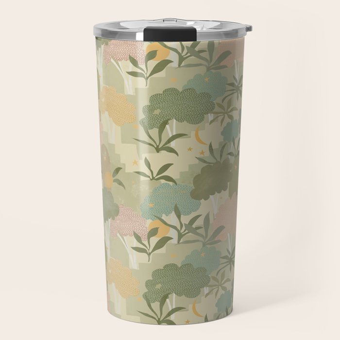 Bohemian Walk Green Travel Mug Gallery Image 1