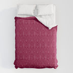 Art Deco in Raspberry Pink Comforter Gallery Image 6