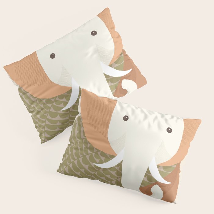 Whimsical Elephant Pillow Sham Gallery Image 3