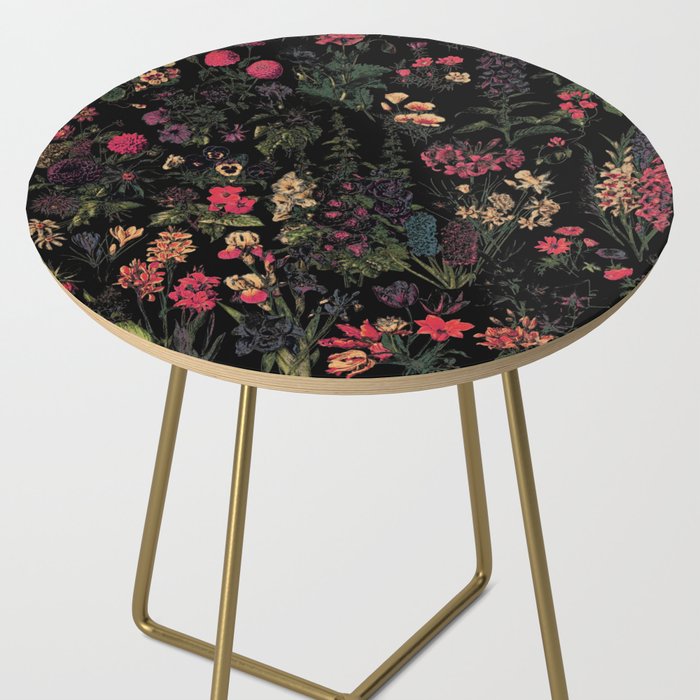Exotic Midnight Floral Garden Side Table Gallery Image 2