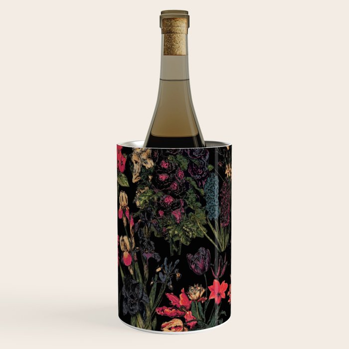 Exotic Midnight Floral Garden Wine Chiller Gallery Image 1