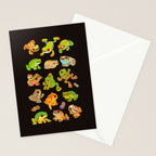 Tree frog - dark Stationery Card Gallery Image 2