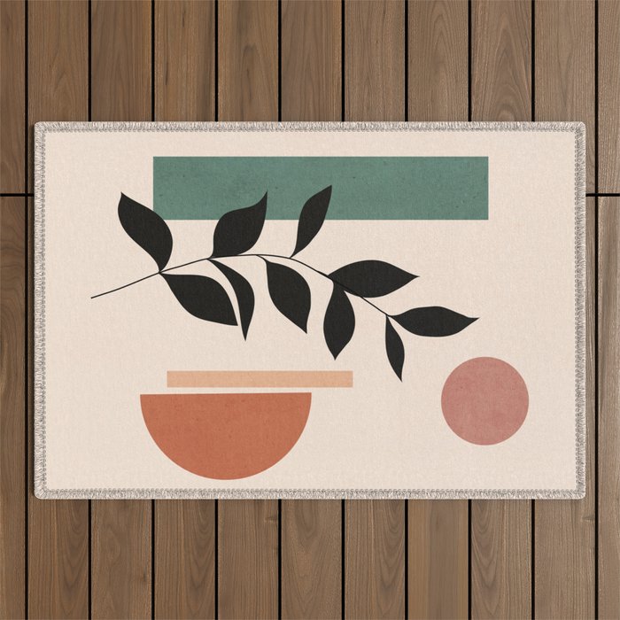 Modern Abstract Art 38 Outdoor Rug Gallery Image 1