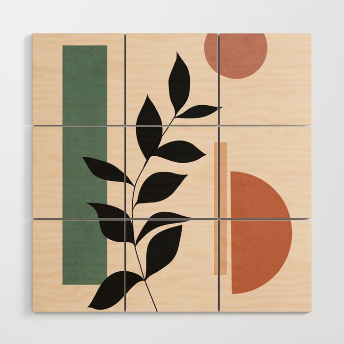 Modern Abstract Art 38 Wood Wall Art Gallery Image 1