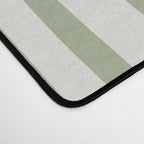 Midcentury Modern Confaab Abstract Pattern in Sage Green and Off White Desk Mat Gallery Image 4