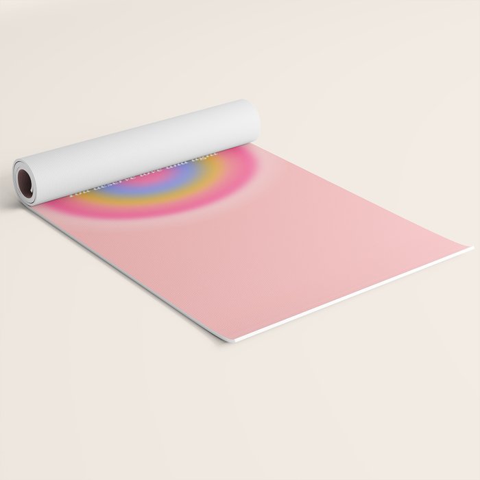 You Deserve Love And Light - Aura Gradient  Yoga Mat Gallery Image 2