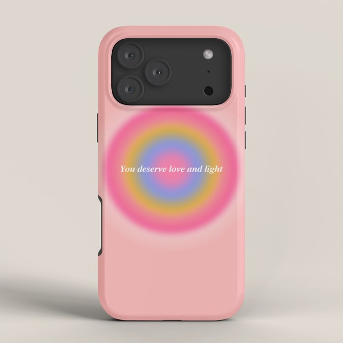 You Deserve Love And Light - Aura Gradient  iPhone Case Gallery Image 4