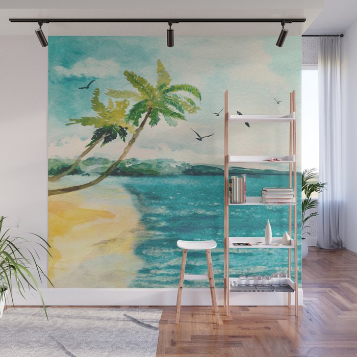 Palm Trees 1 Wall Mural Gallery Image 1