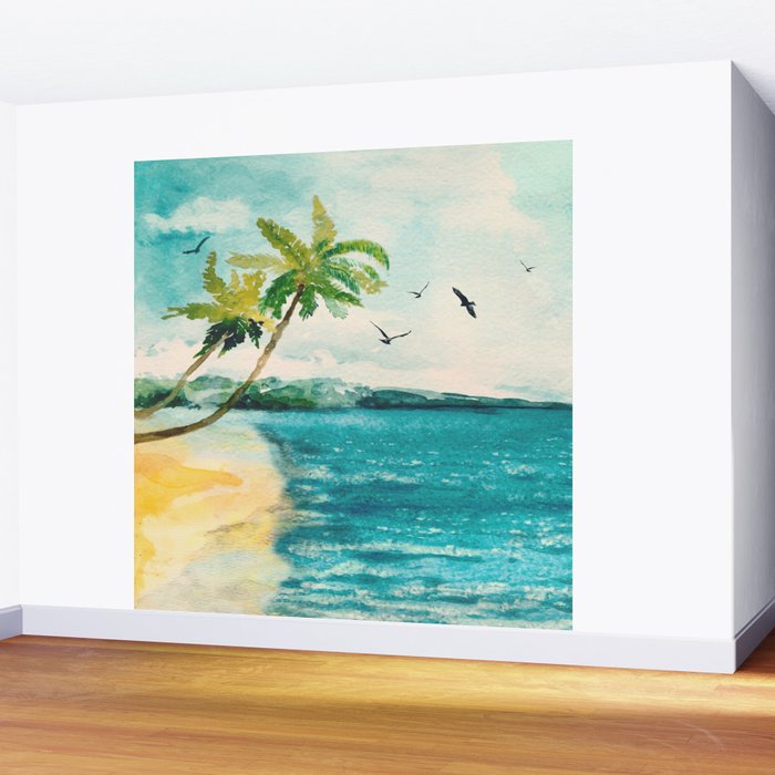 Palm Trees 1 Wall Mural Gallery Image 2