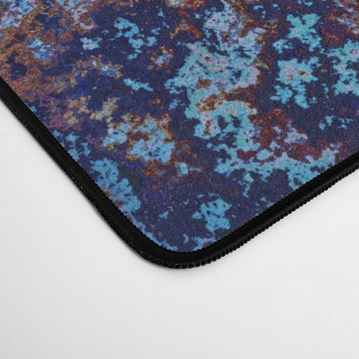 Vintage Rust, Terracotta and Blue Desk Mat Gallery Image 4