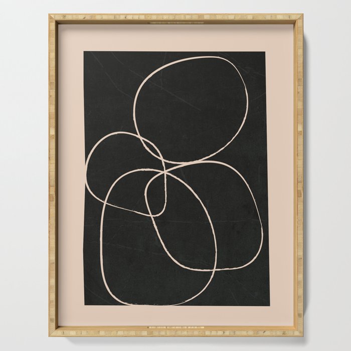 Abstract Minimal Art 29 Serving Tray Gallery Image 1