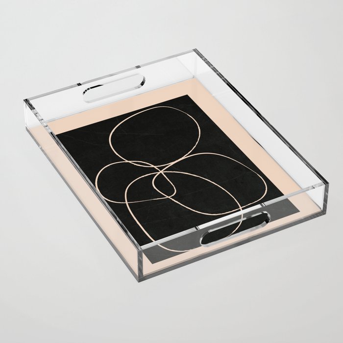Abstract Minimal Art 29 Acrylic Tray Gallery Image 1