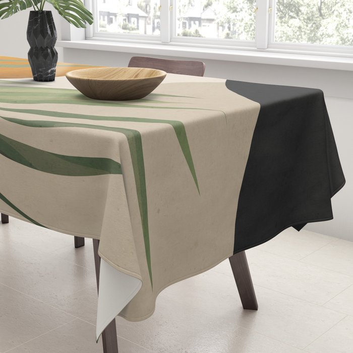 Abstract Art Tropical Leaves 47 Tablecloth Gallery Image 3
