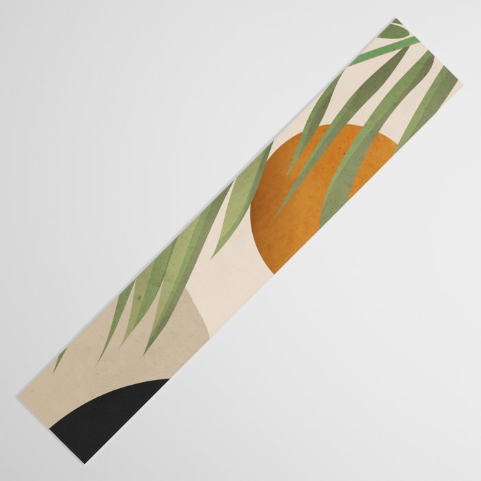 Abstract Art Tropical Leaves 47 Table Runner Gallery Image 3