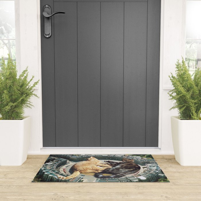 Lazy Cats Roundabout  Welcome Mat Gallery Image 3