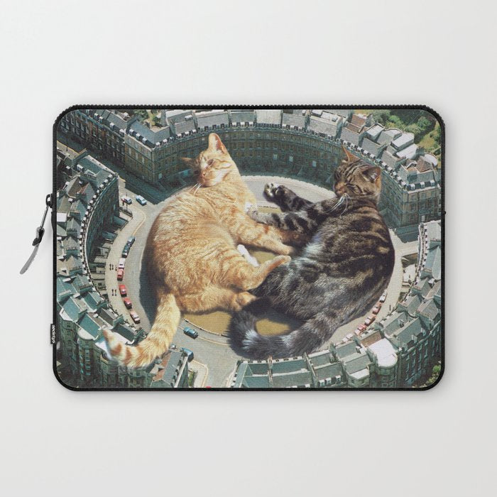 Lazy Cats Roundabout  Laptop Sleeve Gallery Image 1