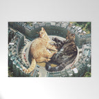 Lazy Cats Roundabout  Welcome Mat Gallery Image 1