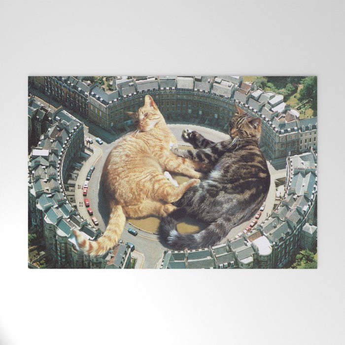 Lazy Cats Roundabout  Welcome Mat Gallery Image 1