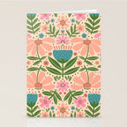 Pretty Floral - sweet pink Stationery Card Gallery Image 2