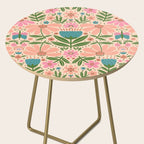 Pretty Floral - sweet pink Side Table Gallery Image 2