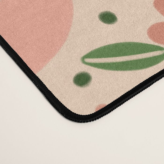 Pretty Floral - sweet pink Desk Mat Gallery Image 4