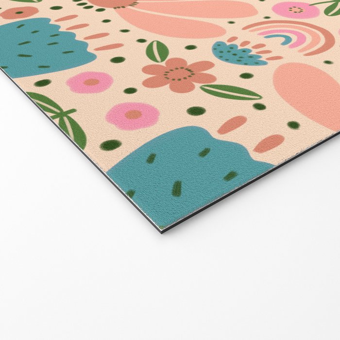 Pretty Floral - sweet pink Welcome Mat Gallery Image 2