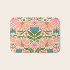 Pretty Floral - sweet pink Bath Mat Gallery Image 1