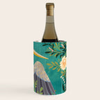 Bohemian Floral Heron Wine Chiller Gallery Image 3