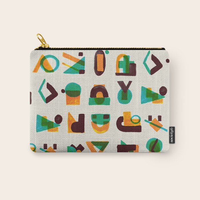Shape of thoughts Carry All Pouch Gallery Image 1