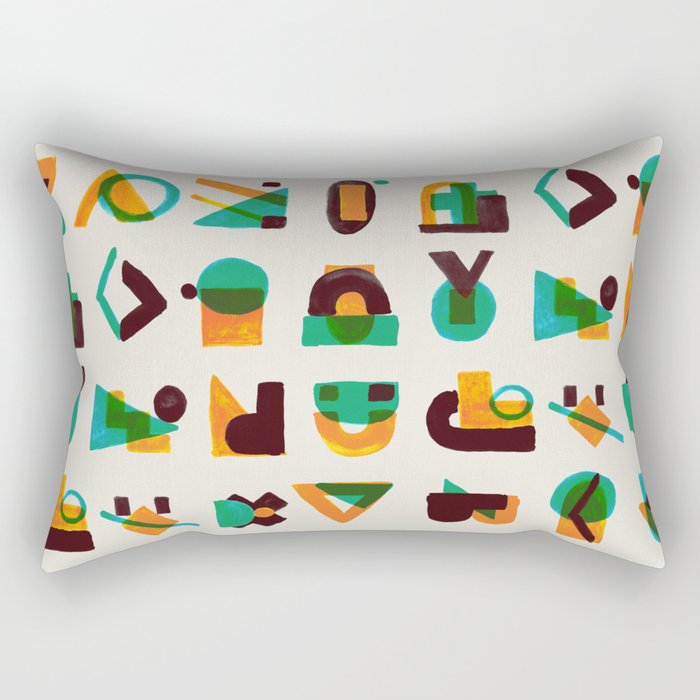 Shape of thoughts Rectangular Pillow Gallery Image 1