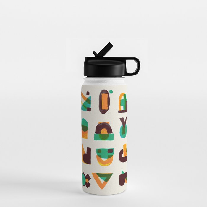 Shape of thoughts Water Bottle Gallery Image 1