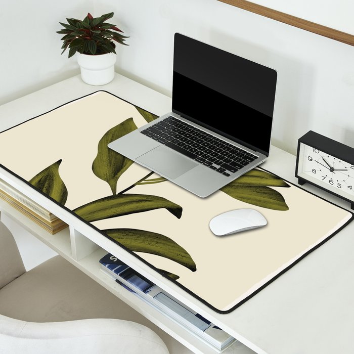 Abstract Art /Minimal Plant 82 Desk Mat Gallery Image 2