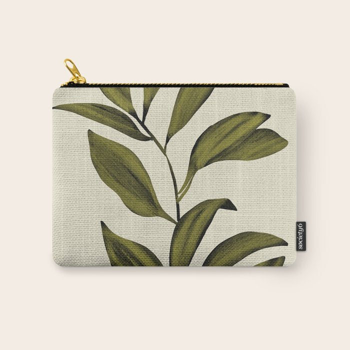 Abstract Art /Minimal Plant 82 Carry All Pouch Gallery Image 1