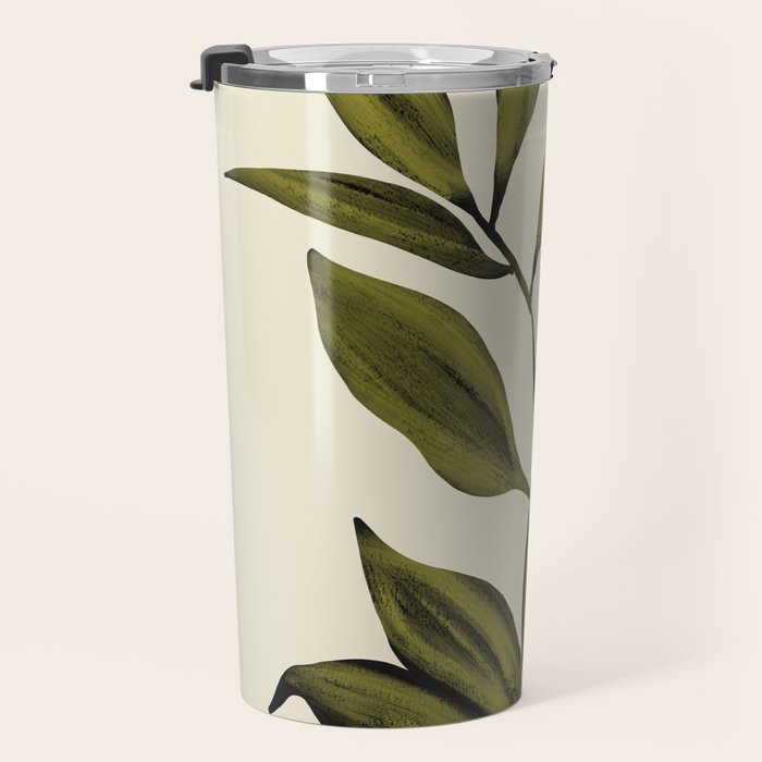 Abstract Art /Minimal Plant 82 Travel Mug Gallery Image 3