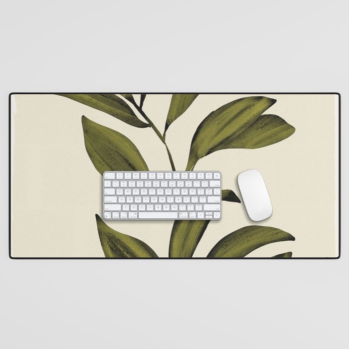 Abstract Art /Minimal Plant 82 Desk Mat Gallery Image 1