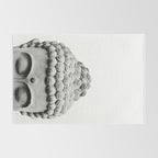 Shy Buddha - Black and White Photography Rug Gallery Image 2