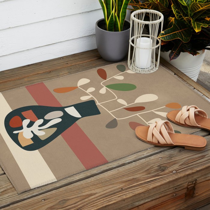 Vase of Vibrance 4 Outdoor Rug Gallery Image 2