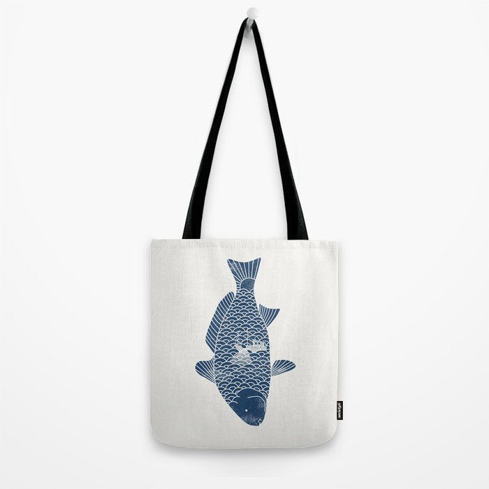 Fishing in a fish 2 Tote Bag Gallery Image 2