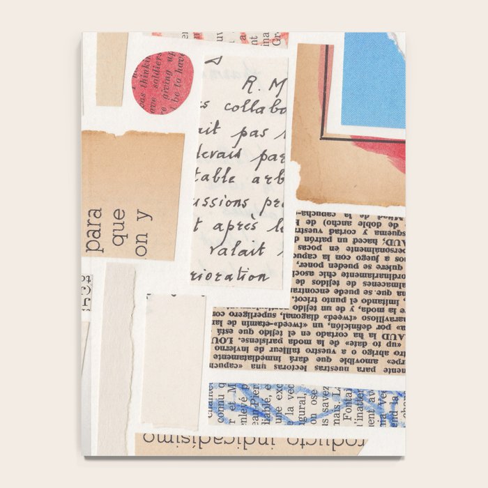 Abstract Mixed Media Collage #1 Notebook Gallery Image 4