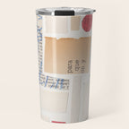 Abstract Mixed Media Collage #1 Travel Mug Gallery Image 1