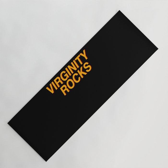 Virginity Rocks Yoga Mat Gallery Image 1