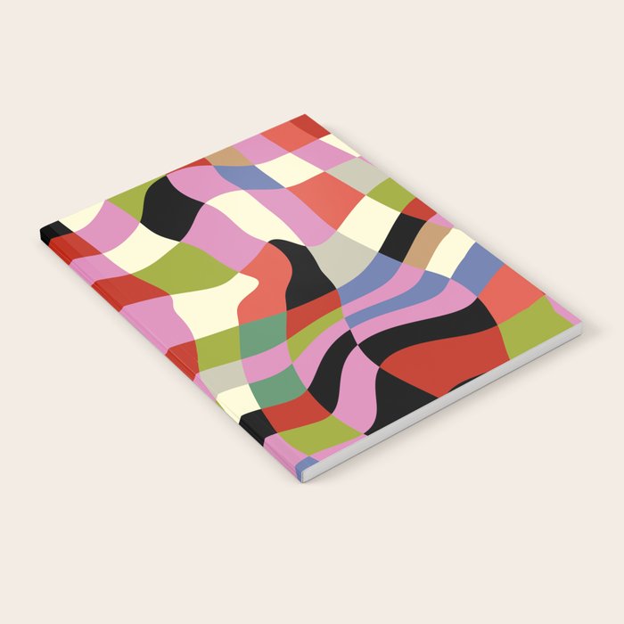 fluid retro checkers Notebook Gallery Image 1