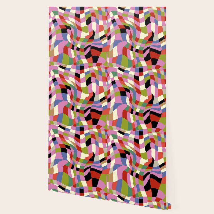 fluid retro checkers Wallpaper Gallery Image 2