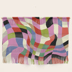 fluid retro checkers Wall Hanging Gallery Image 1