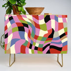 fluid retro checkers Credenza Gallery Image 1