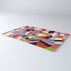 fluid retro checkers Rug Gallery Image 3