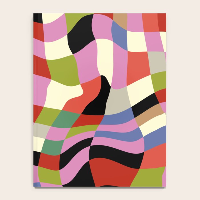 fluid retro checkers Notebook Gallery Image 4