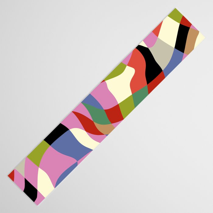 fluid retro checkers Table Runner Gallery Image 3