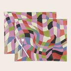 fluid retro checkers Placemat Gallery Image 1
