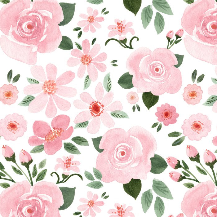 Blush Pink Floral Blooms Coffee Mug Gallery Image 2